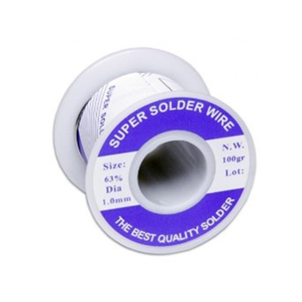 SOLDADURA ESTAÑO 63% 100G DIA 1.0MM PROSKIT 8PK-033E