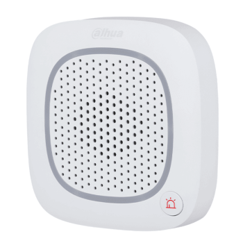 SIRENA INALAMBRICA INTERCOM DAHUA INALAMBRICO 100DB CON MICROFONO Y PANICO PARA ARC3800H ARA14-W2