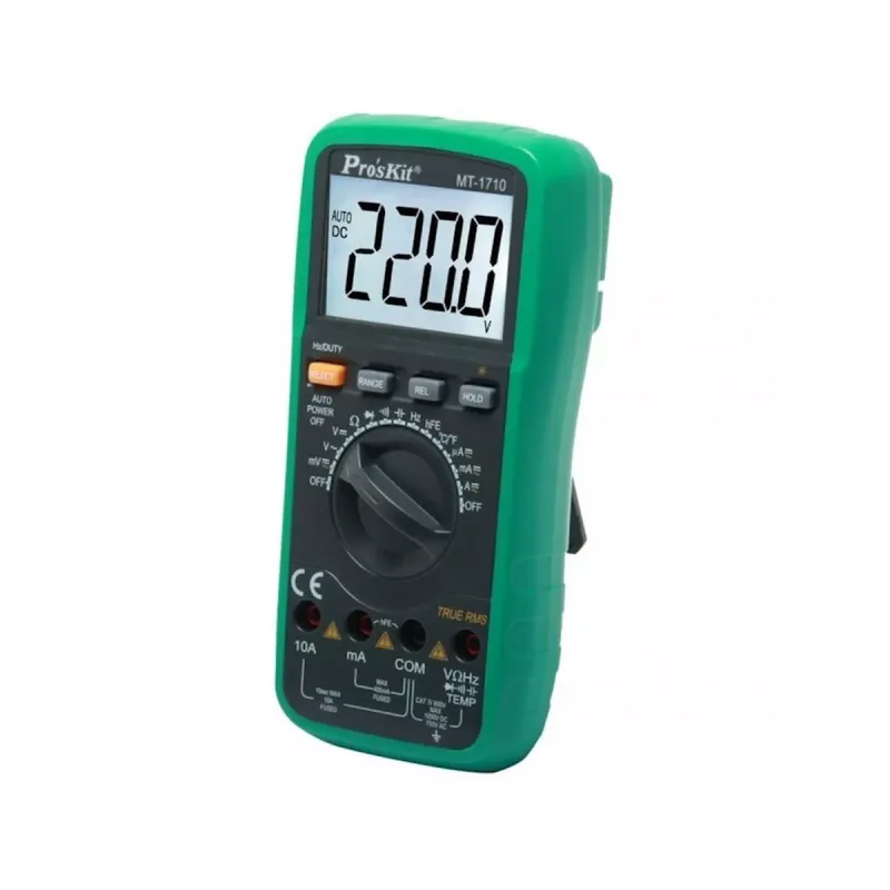 TESTER MULTIMETRO CON AUTORANGO PROSKIT MT-1710