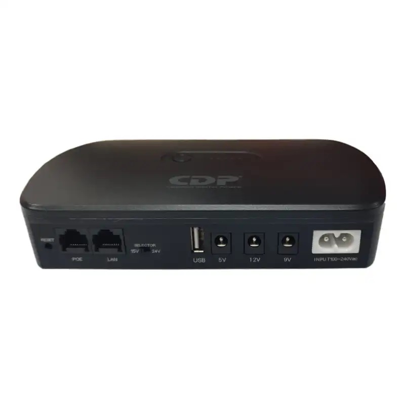 MINI UPS  CDP   DE LITIO 18W USB 1P POE/ 1P DE RED BATERIA DE 10KMAH  MINIUPS10KMAH