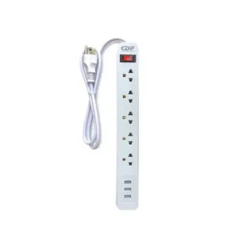 REGLETA CDP NEMA 5-15R 1250W / 2200W 5 PUERTOS  R-PS5