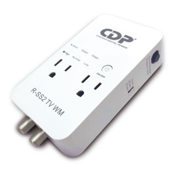 SUPRESOR CDP MONTAJE DE PARED 1800W 2 SALIDAS R-SS2TV WM