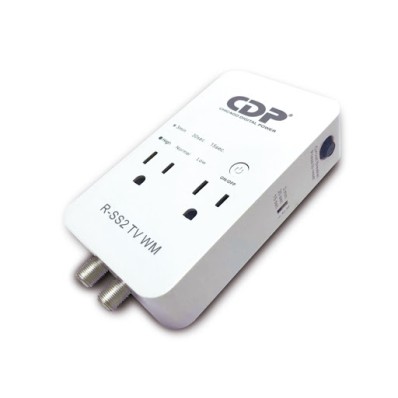 SUPRESOR CDP MONTAJE DE PARED 1800W 2 SALIDAS R-SS2TV WM