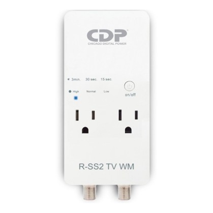 SUPRESOR CDP MONTAJE DE PARED 1800W 2 SALIDAS R-SS2TV WM