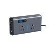 CARGADOR RAPIDO CDP INVERSOR 200W PD3. 0-30W 3 PUERTOS USB 1 TIPO-C 2 AC - DC12V-CARRO