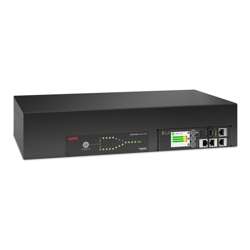 ATS APC (AP4453A) 120V/30A/2 NEMA L5-30P IN/16 NEMA 5-20R OUT/PARA RACK 2U/2880V