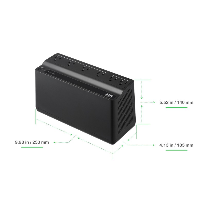 UPS APC BACK 425VA 6OUT/120V - BE425M