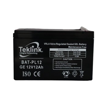 BATERÍA 12V 12AH PARA ALARMA PIMA-JFL PL12 MARCA TEKLINK