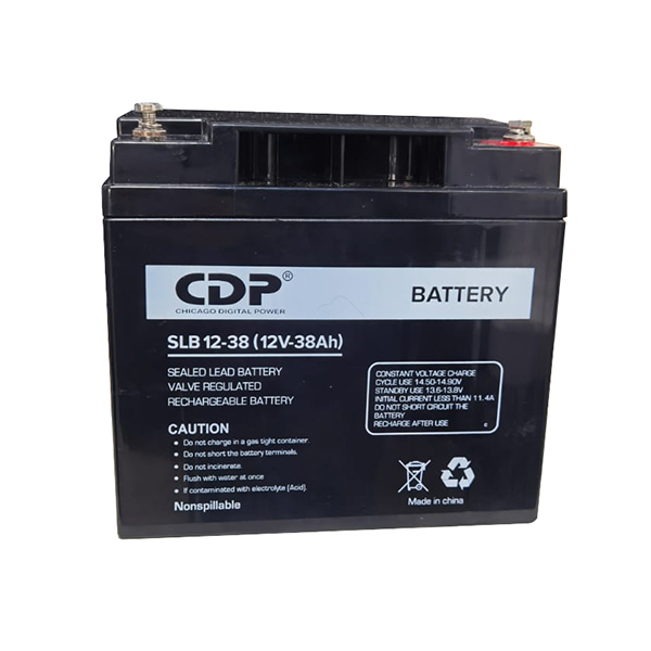 BATERÍA 12V 38AH PARA ALARMA PIMA-JFL PL38 MARCA CDP TEKLINK