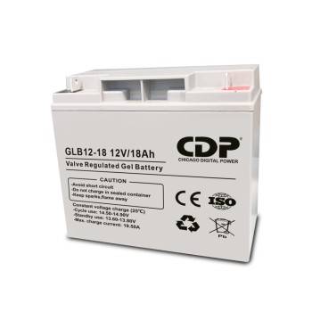 BATERIA GEL CDP PLOMO-ACIDO TERMINAL FRONTAL 12V/18AH GLB12-18